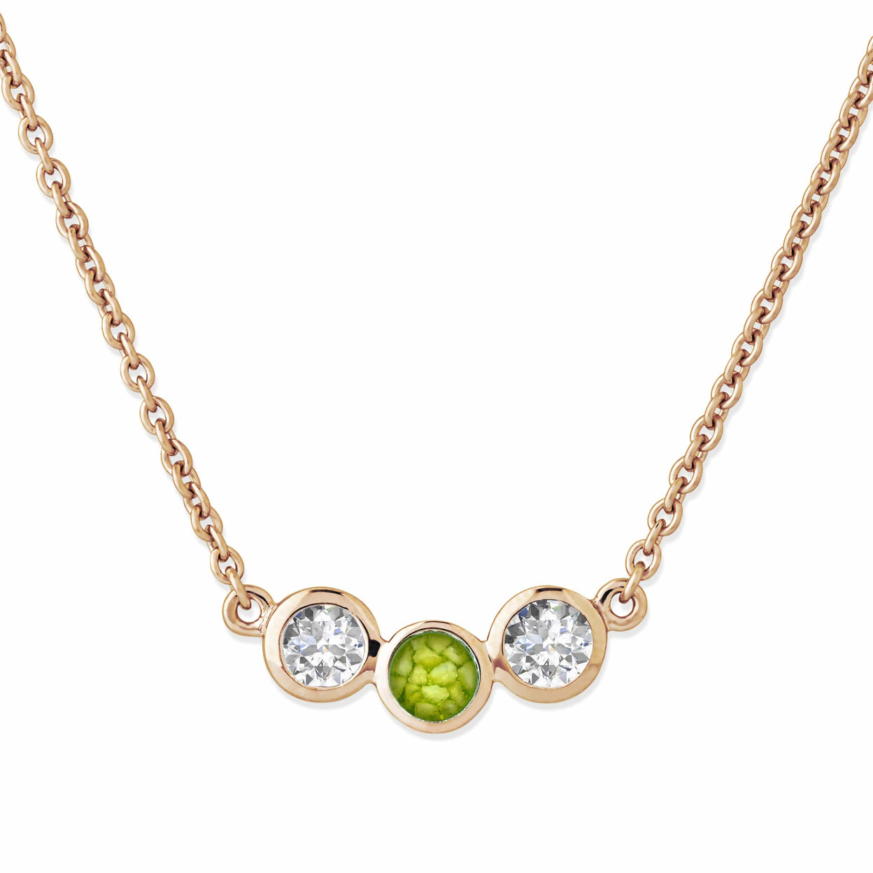 Load image into Gallery viewer, EverWith Ladies Three Of Us Memorial Ashes Necklace