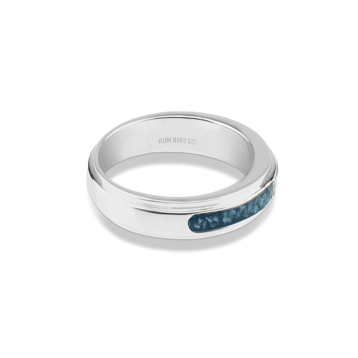 Load image into Gallery viewer, EverWith Unisex Remembrance Memorial Ashes Ring with Fine Crystal
