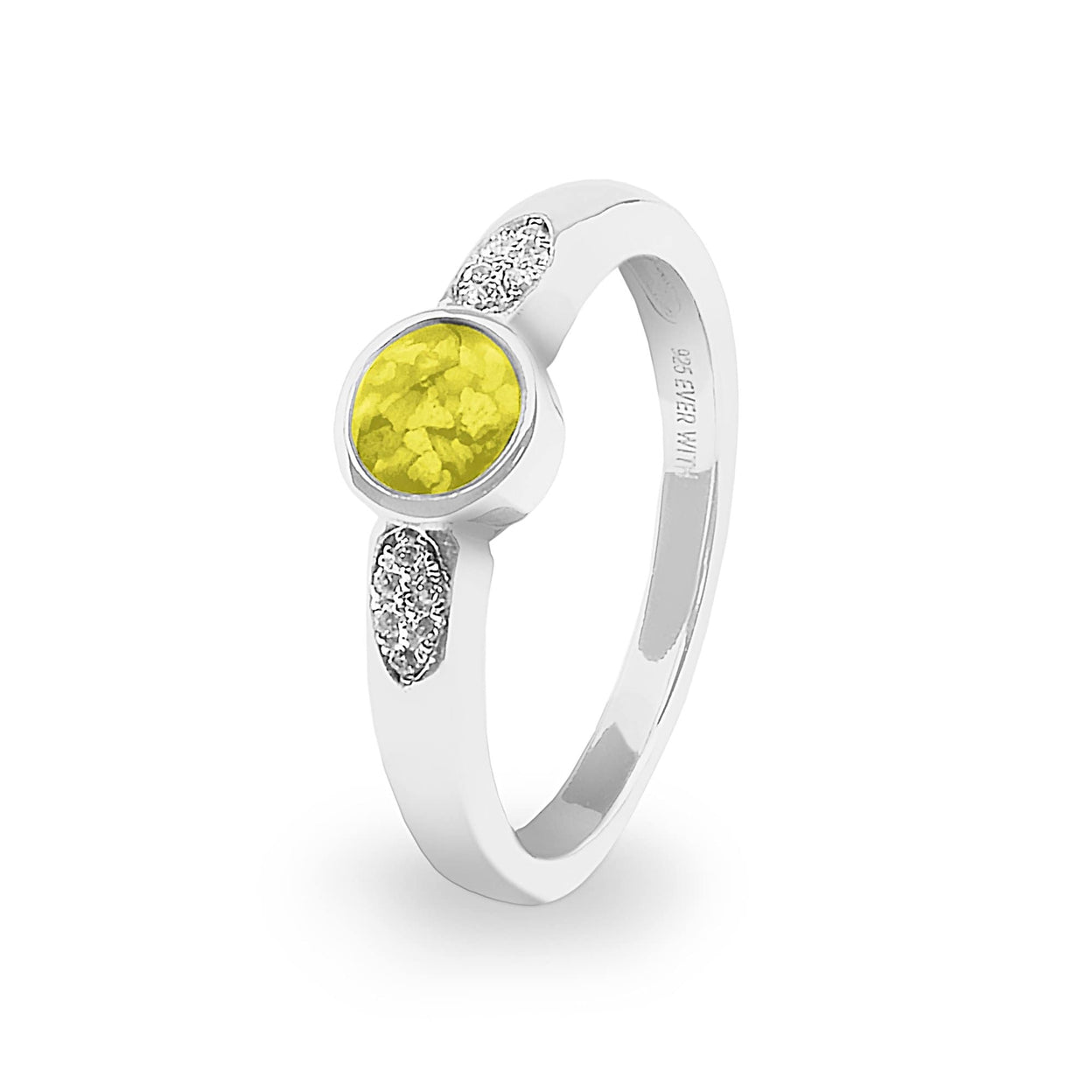Load image into Gallery viewer, EverWith Ladies Special Memorial Ashes Ring with Fine Crystals