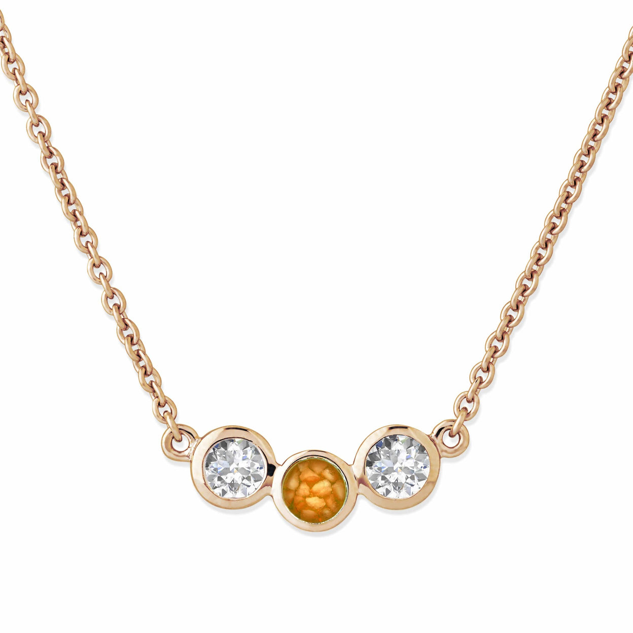 Load image into Gallery viewer, EverWith Ladies Three Of Us Memorial Ashes Necklace