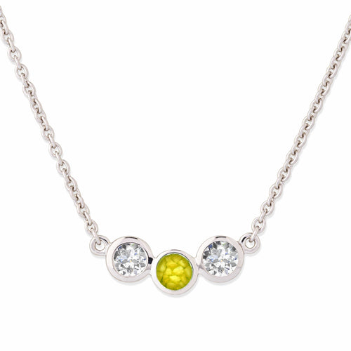 EverWith Ladies Three Of Us Memorial Ashes Necklace