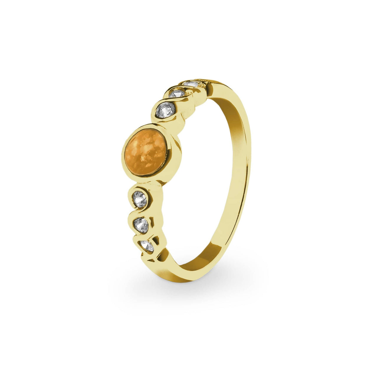 Load image into Gallery viewer, EverWith Ladies True Memorial Ashes Ring with Fine Crystals