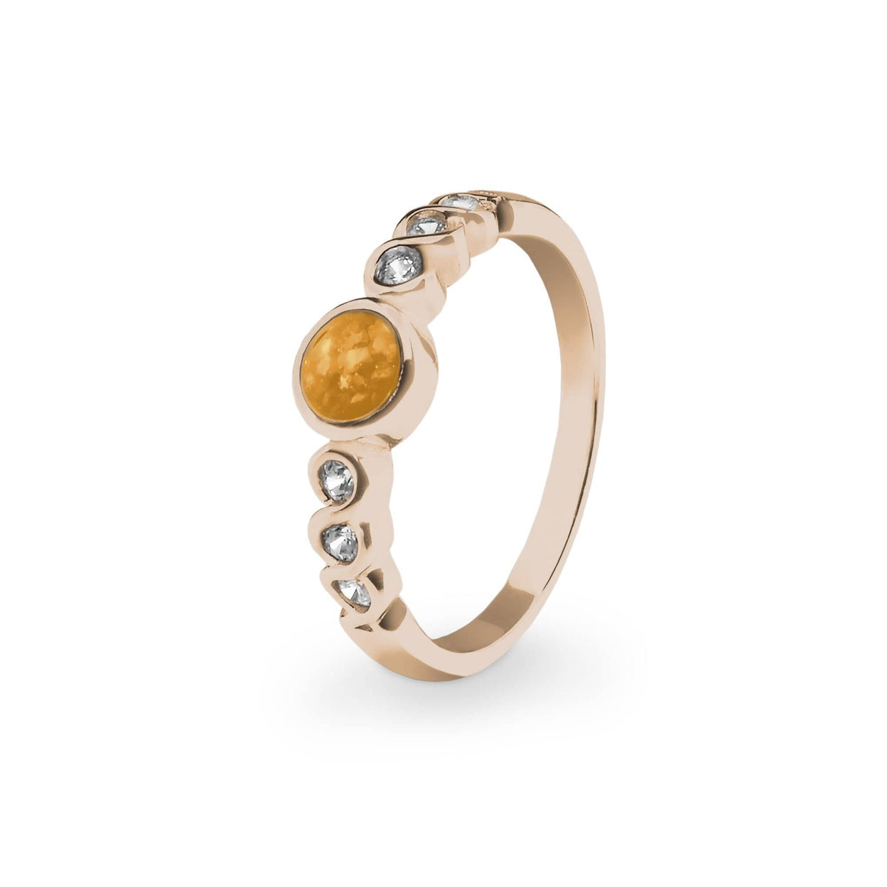 Load image into Gallery viewer, EverWith Ladies True Memorial Ashes Ring with Fine Crystals