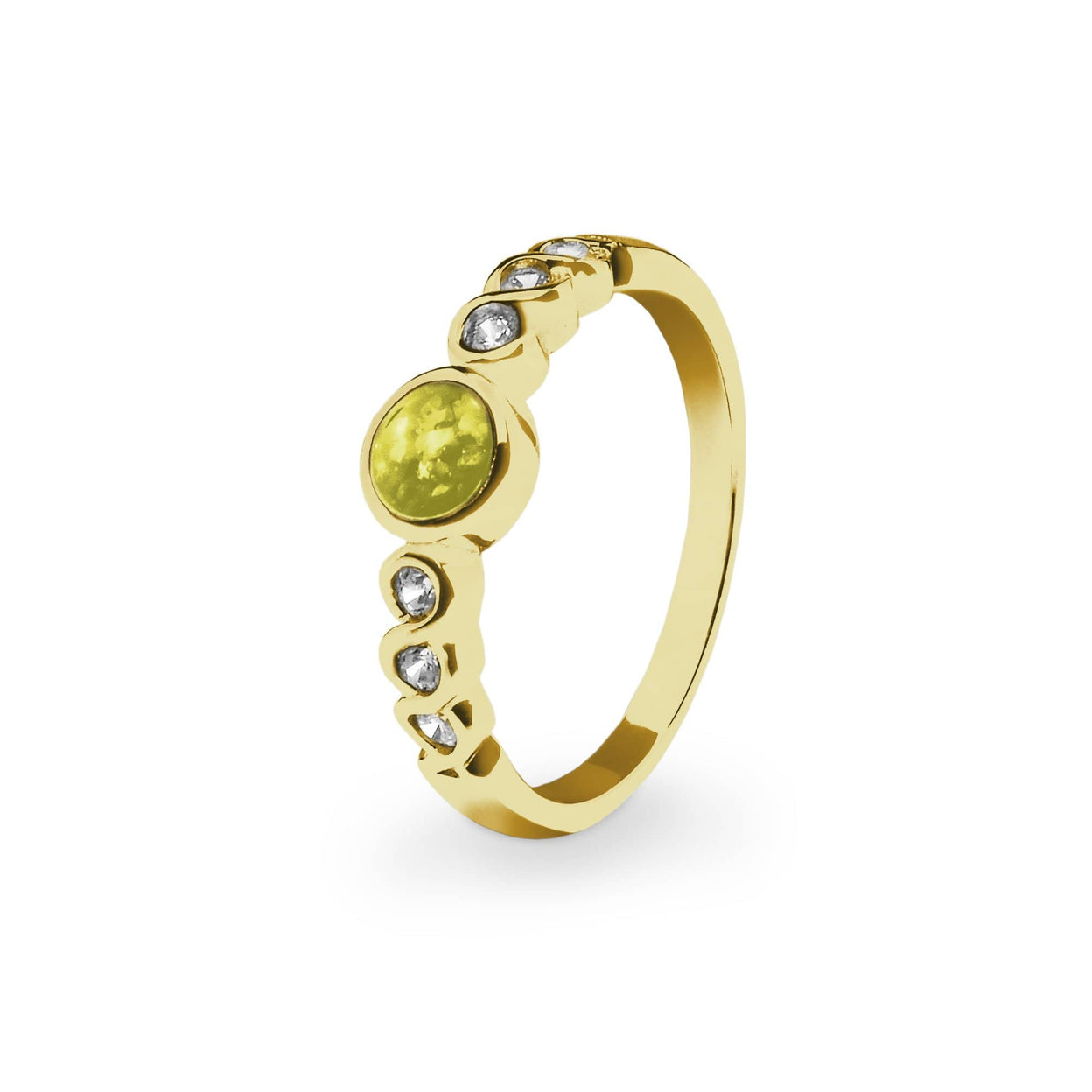 Load image into Gallery viewer, EverWith Ladies True Memorial Ashes Ring with Fine Crystals