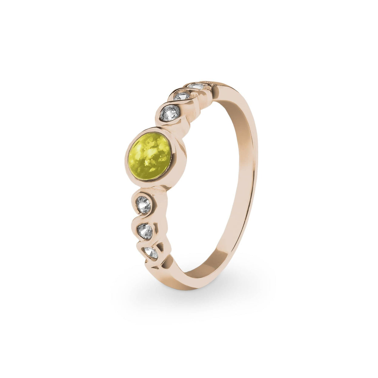 Load image into Gallery viewer, EverWith Ladies True Memorial Ashes Ring with Fine Crystals