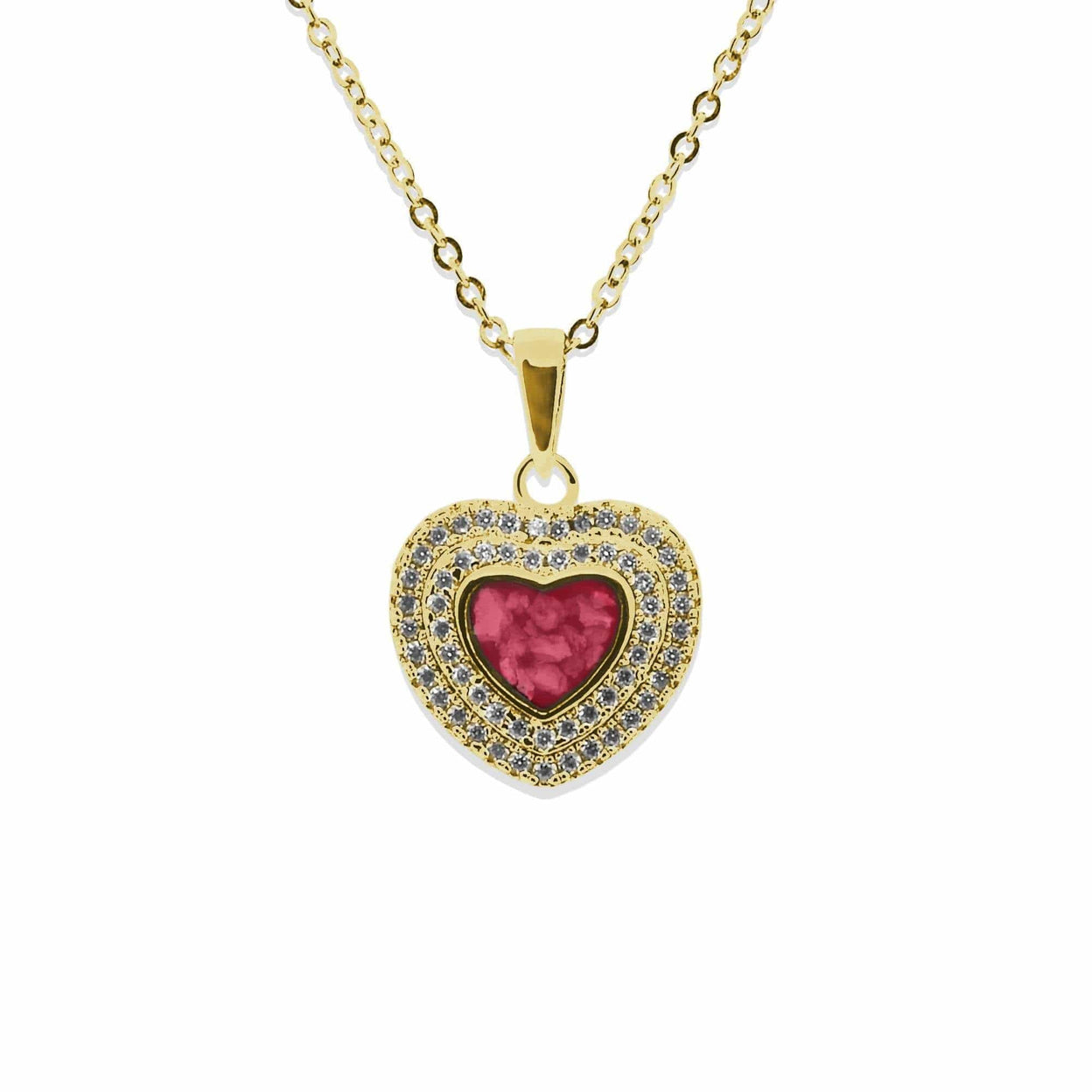 Load image into Gallery viewer, EverWith Ladies Cherish Memorial Ashes Pendant with Fine Crystals