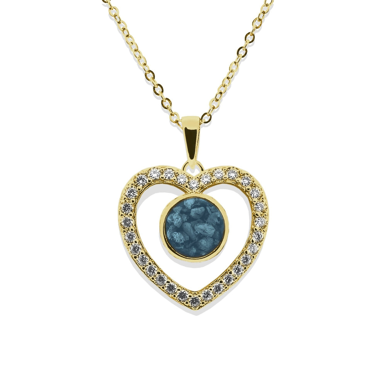 Load image into Gallery viewer, EverWith Ladies Forever Memorial Ashes Pendant with Fine Crystals