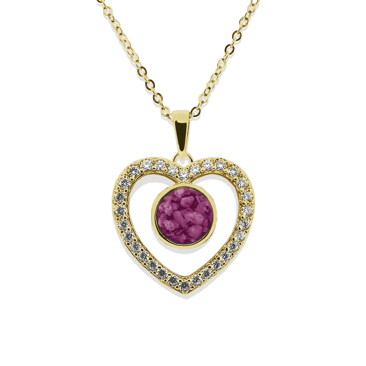 Load image into Gallery viewer, EverWith Ladies Forever Memorial Ashes Pendant with Fine Crystals