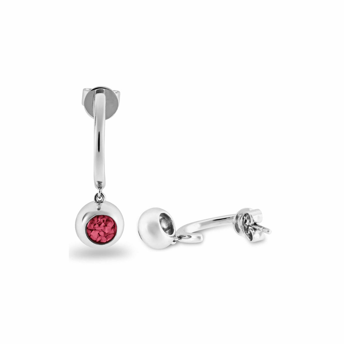 EverWith Ladies Rondure Crescent Memorial Ashes Earrings – EverWith ...