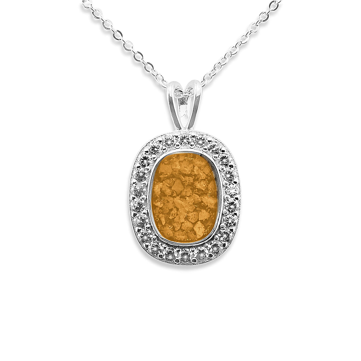 Load image into Gallery viewer, EverWith Ladies Treasure Memorial Ashes Pendant with Fine Crystals