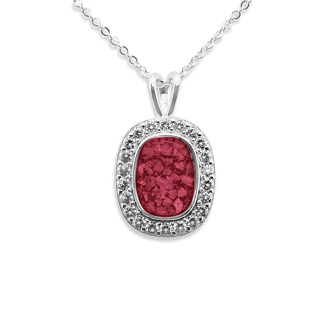 EverWith Ladies Treasure Memorial Ashes Pendant with Fine Crystals