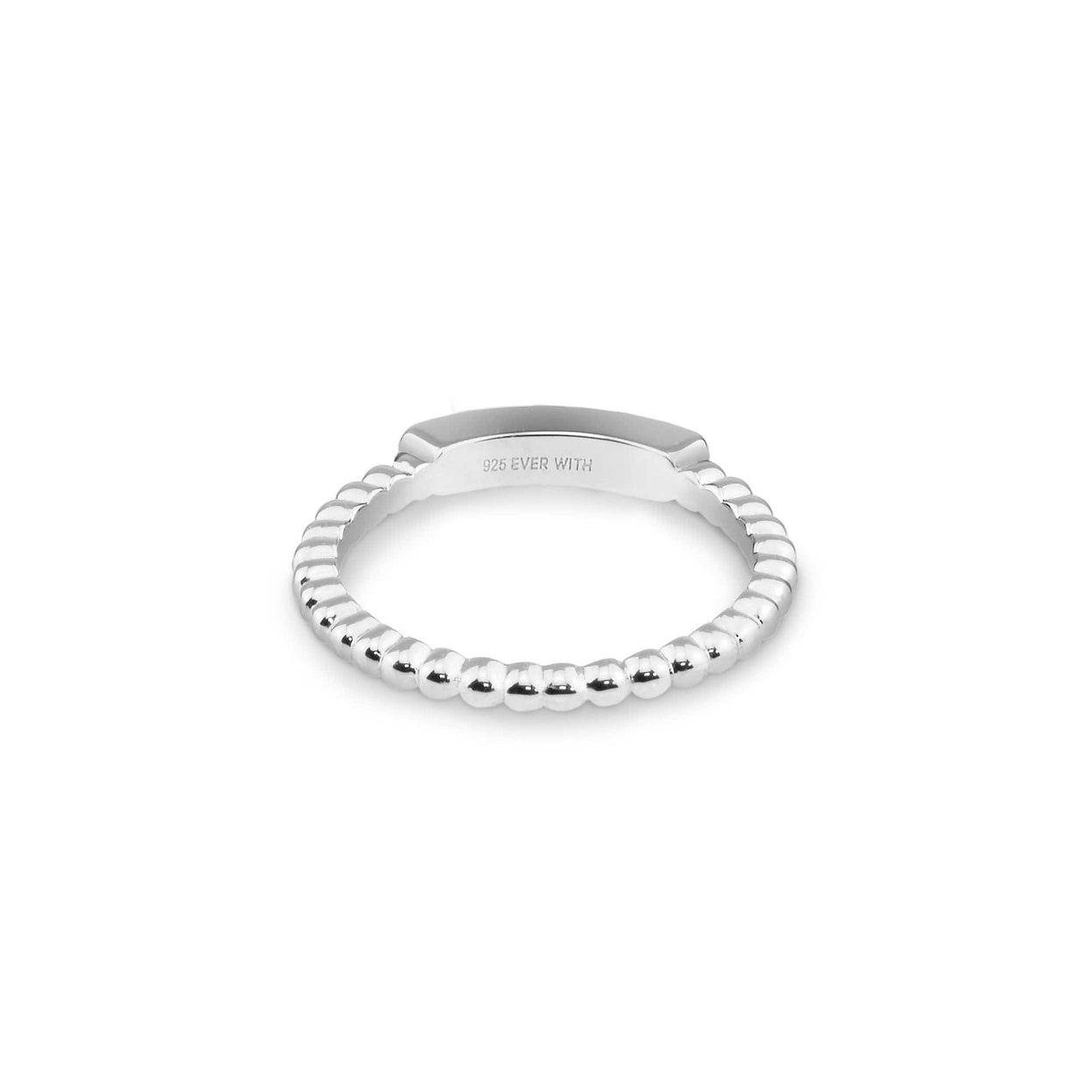 Load image into Gallery viewer, EverWith Ladies Channel Bubble Band Memorial Ashes Ring