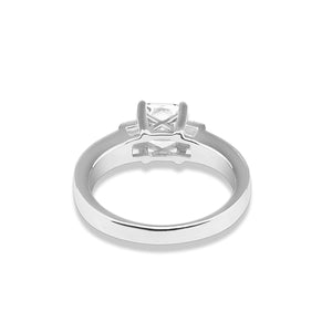 EverWith Ladies Honor Memorial Ashes Ring with Fine Crystals
