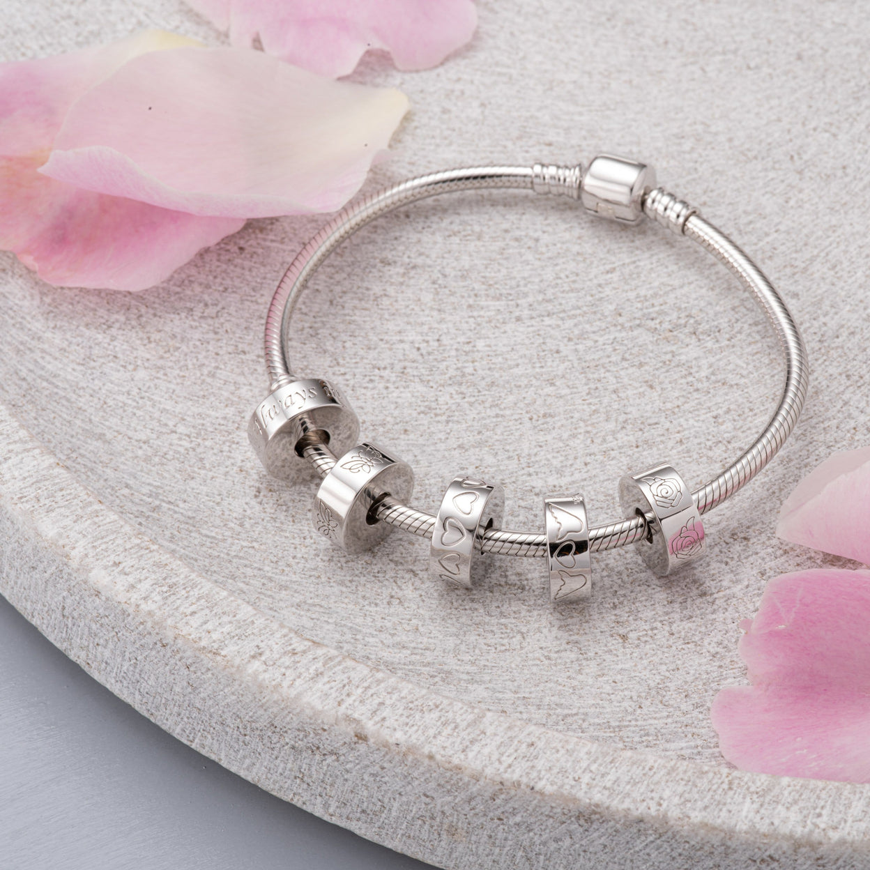 Load image into Gallery viewer, EverWith  Self-fill Round Dog Paw Print Memorial Ashes Charm Bead
