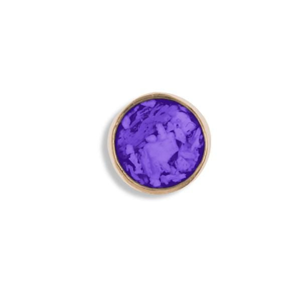 Load image into Gallery viewer, EverWith Large Round Memorial Ashes Element for Glass Locket