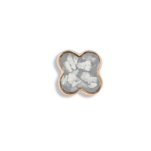Load image into Gallery viewer, EverWith Large Clover Memorial Ashes Element for Glass Locket