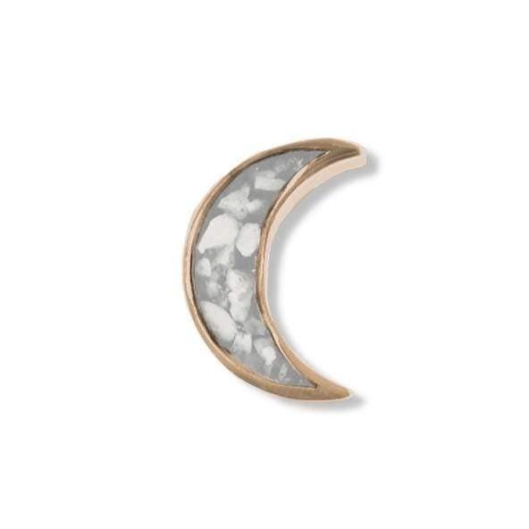 Load image into Gallery viewer, EverWith Large Moon Memorial Ashes Element for Glass Locket
