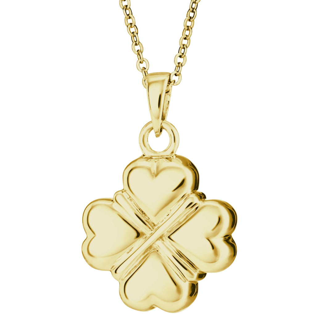 EverWith Self-fill Traditional Clover Memorial Ashes Pendant