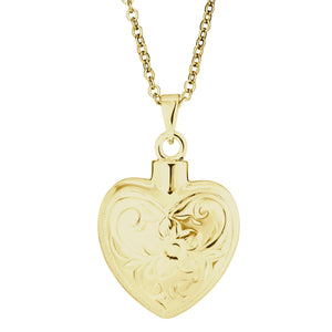 EverWith Self-fill Elegant Heart Memorial Ashes Pendant