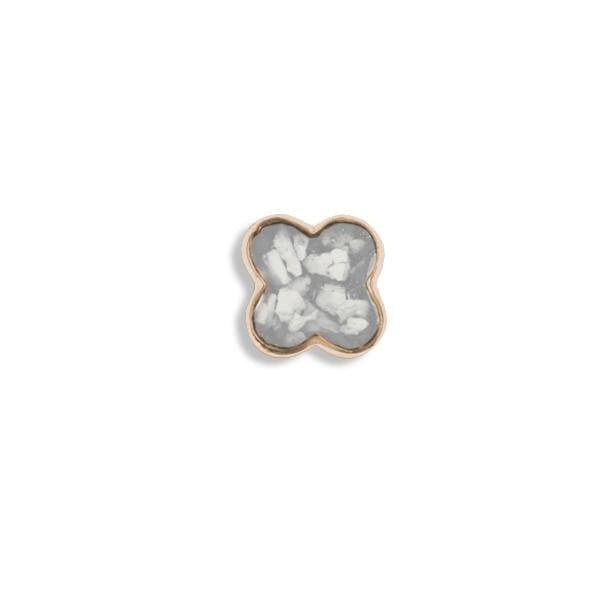 Load image into Gallery viewer, EverWith Small Clover Memorial Ashes Element for Glass Locket