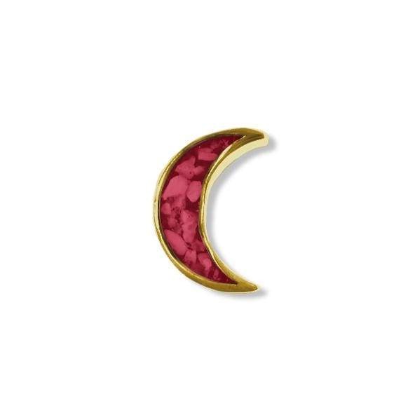 Load image into Gallery viewer, EverWith Small Moon Memorial Ashes Element for Glass Locket