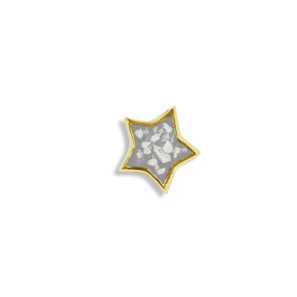 Load image into Gallery viewer, EverWith Small Star Memorial Ashes Element for Glass Locket