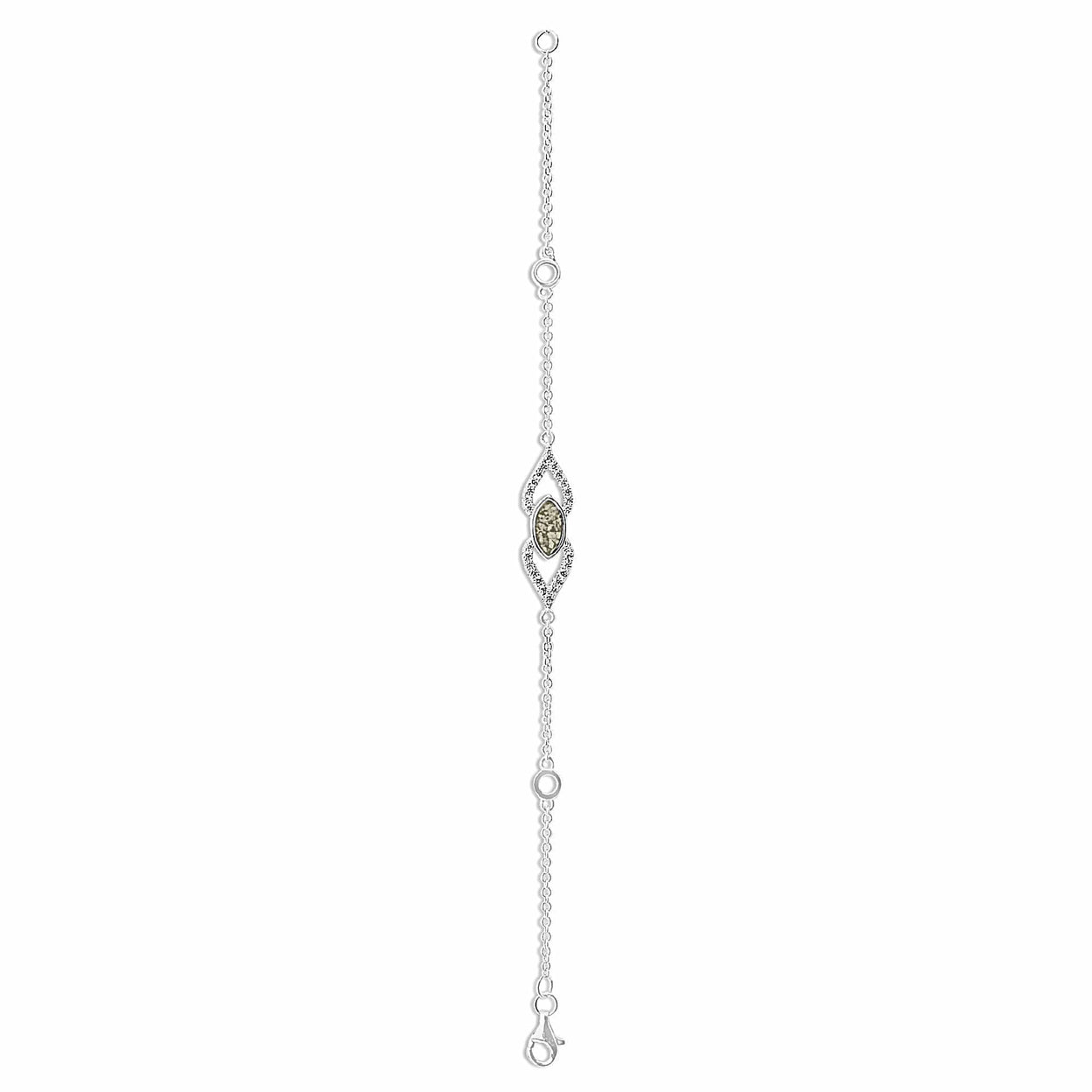 Load image into Gallery viewer, EverWith Ladies Respect Memorial Ashes Bracelet with Fine Crystals