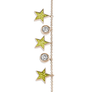 EverWith Ladies Galaxy Memorial Ashes Bracelet with Fine Crystals