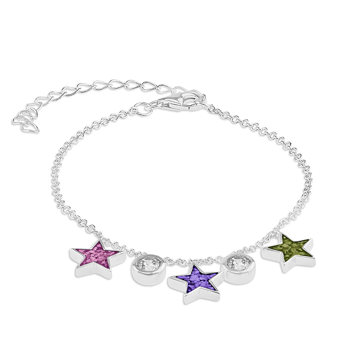EverWith Ladies Galaxy Memorial Ashes Bracelet with Fine Crystals ...