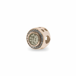 EverWith Admire Memorial Ashes Charm Bead with Fine Crystals