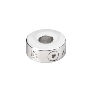 EverWith  Self-fill Round Cat Paw Print Memorial Ashes Charm Bead